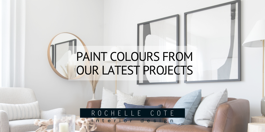 Paint Colours From Our Latest Projects
